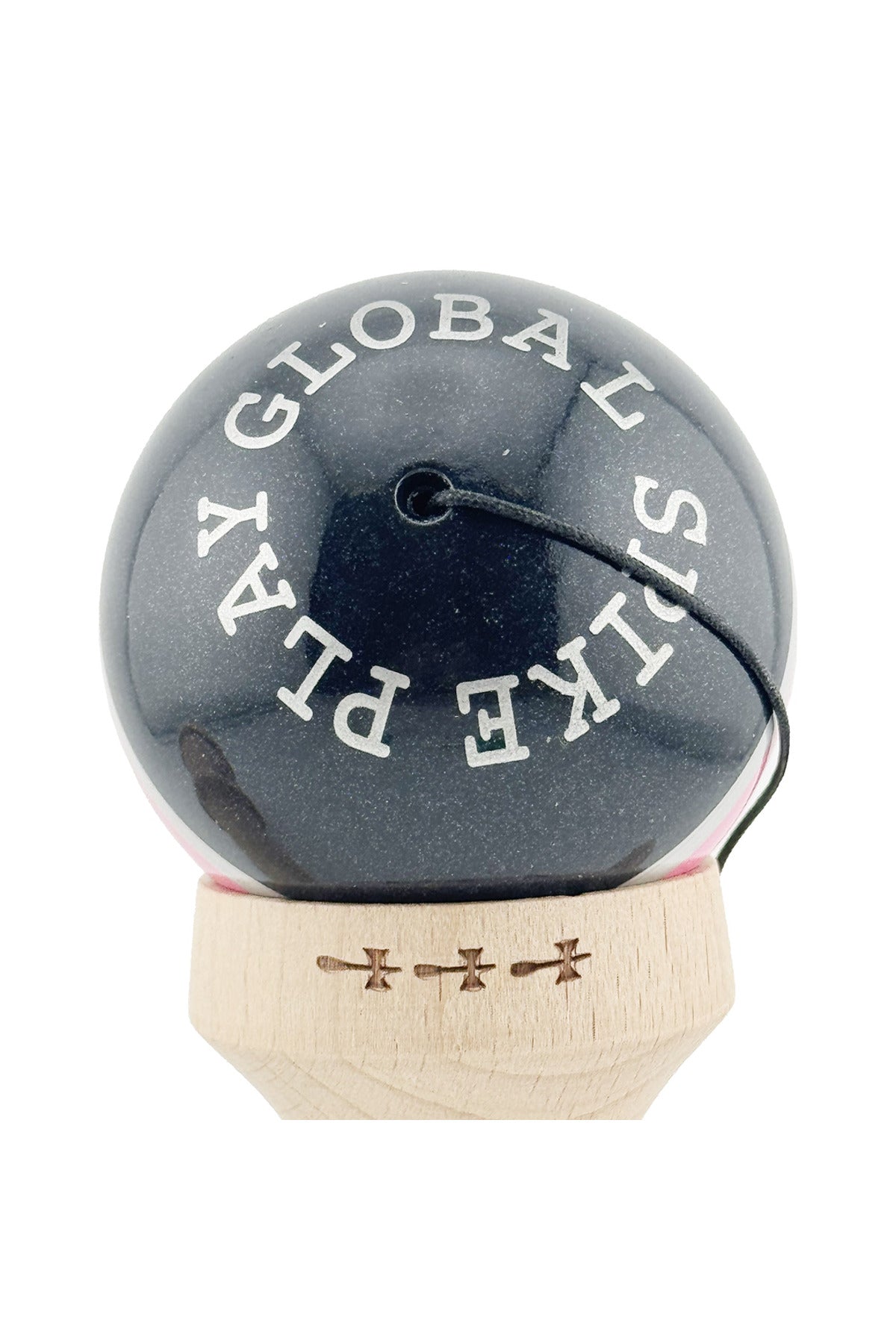 Kendama X Royal Spike Originala, Model V3 Inel Roz, Profesionala, Cupe Mari King Size, Super Sticky, Gaura in Baza, Rulment, Ata 55cm