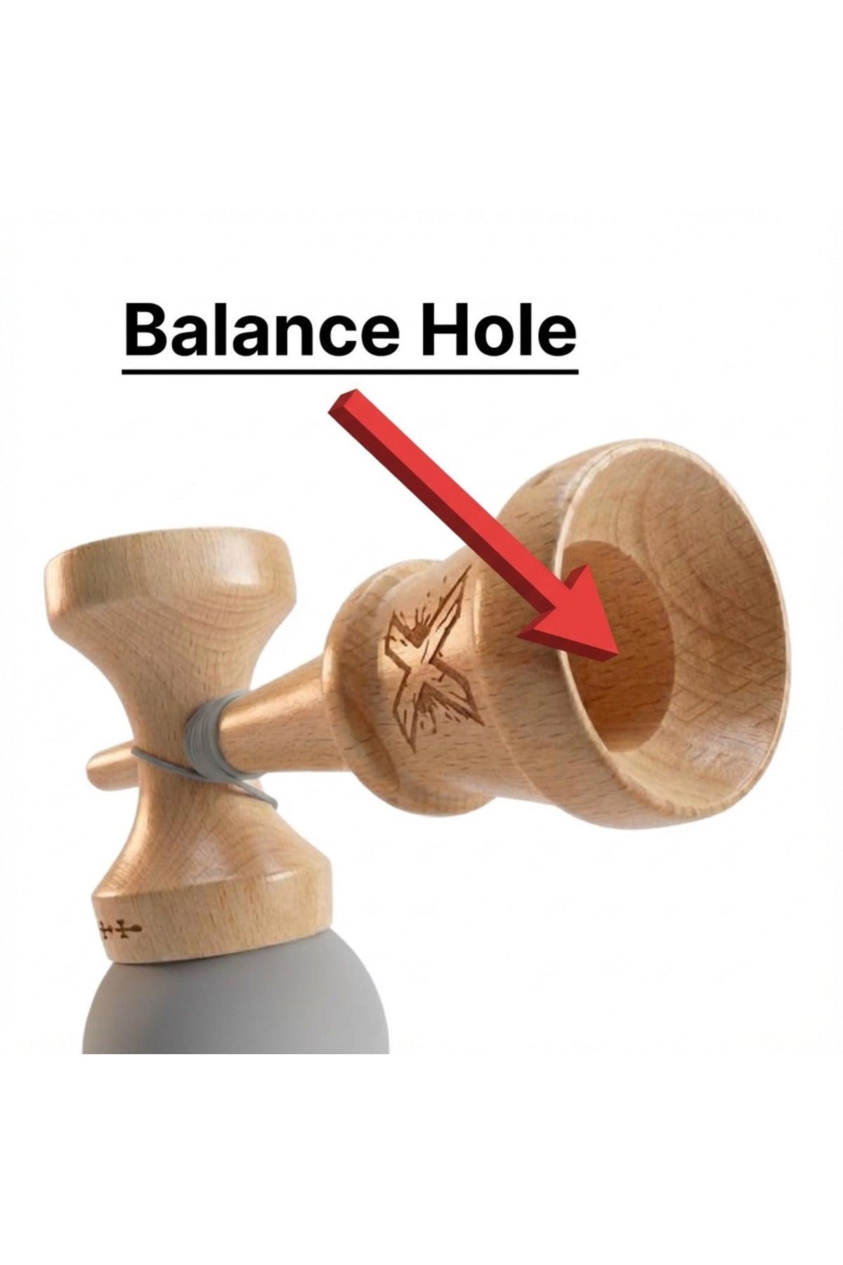 Kendama X Originala, Crazy Cat, Model V3 Nature, Profesionala, Cupe Mari King Size, Super Sticky, Gaura in Baza, Rulment, Ata 55cm
