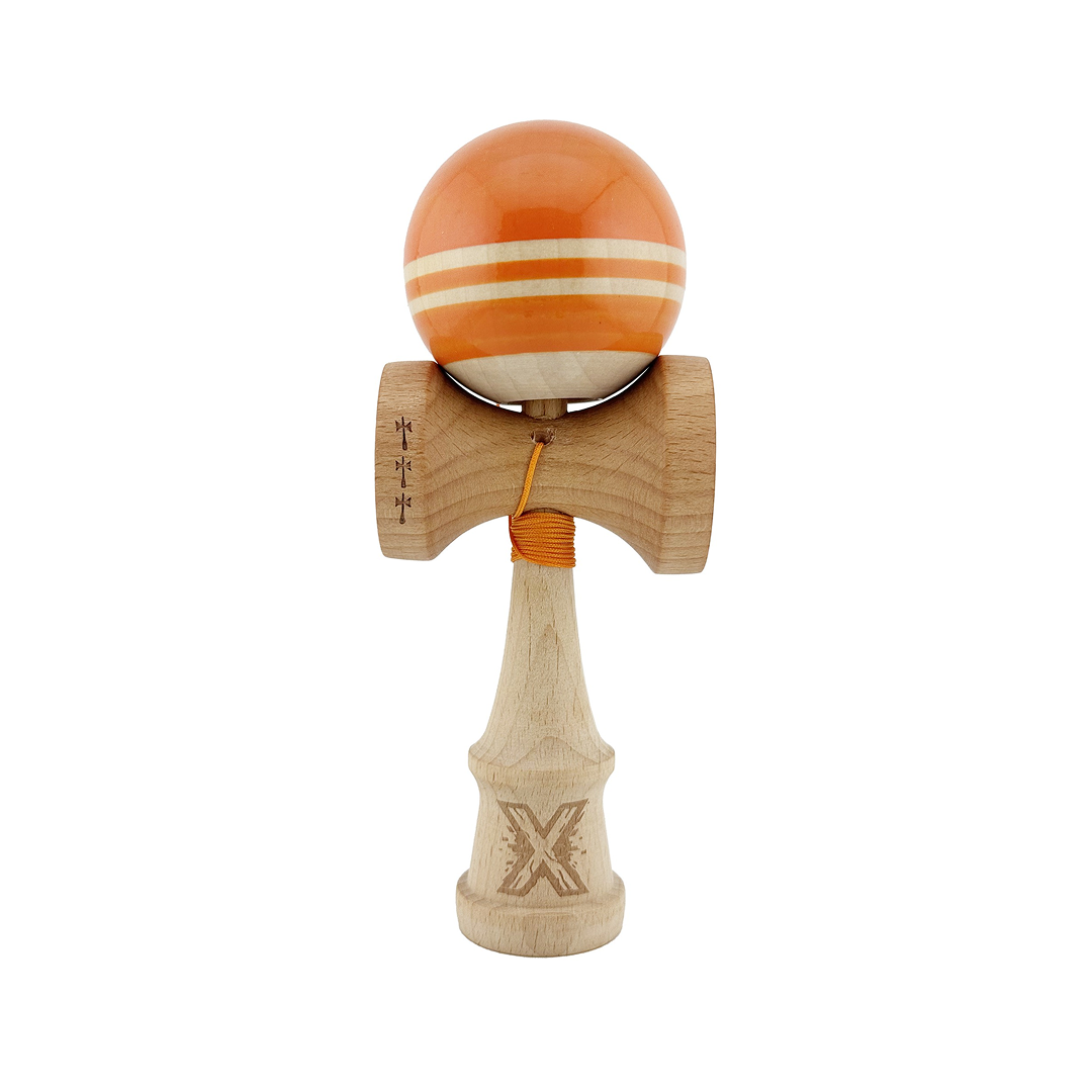 Kendama X Rainbow Originala, Profesionala, Cupe Mari, Super Sticky, Rulment, Ata 55cm