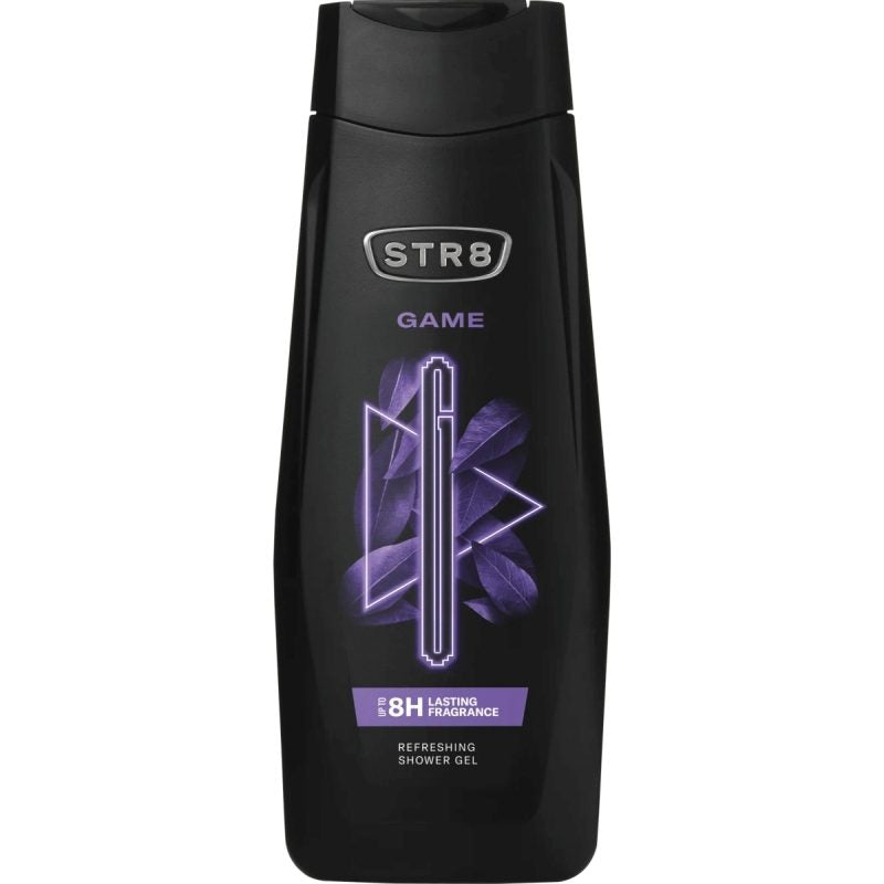 Gel de Dus STR8 Game, Curatare Profunda si Efect Energizant, Formula cu Spumare Bogata, pentru Barbati, 400 ml