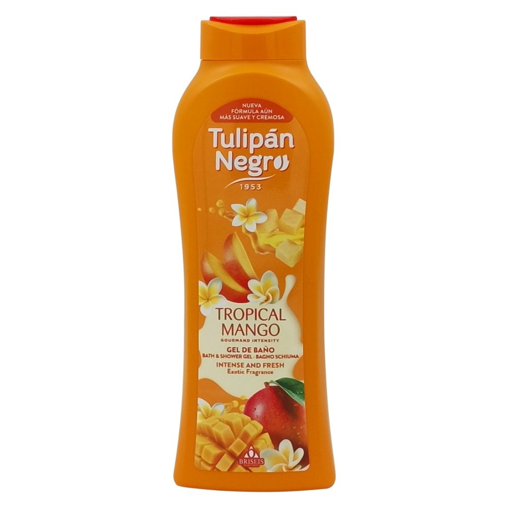 Tulipan Negro Gel de Dus, Aroma Tropical Mango, Hidratant, Formula Cremoasa, 650 ml