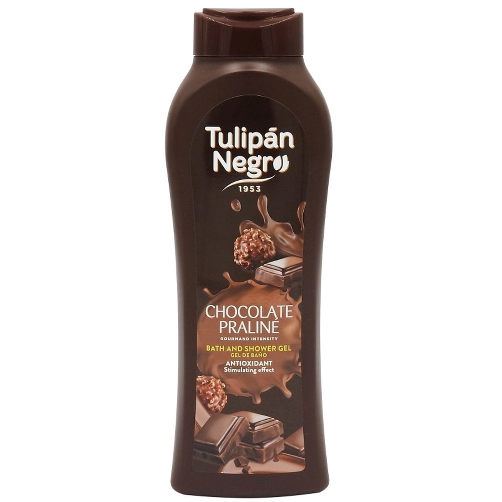 Tulipan Negro Gel de Dus Hidratant, Extract de Ciocolata si Cacao, Formula Nutritiva, 650 ml