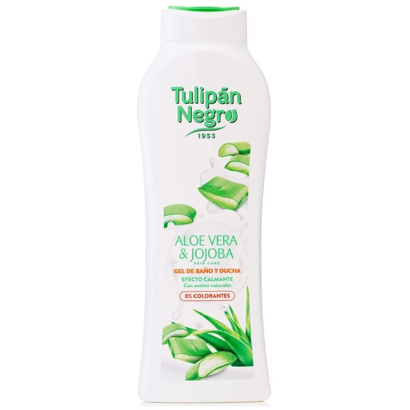 Tulipan Negro Gel de Dus Hidratant, Extract de Aloe Vera si Jojoba, Formula Revitalizanta, 650 ml