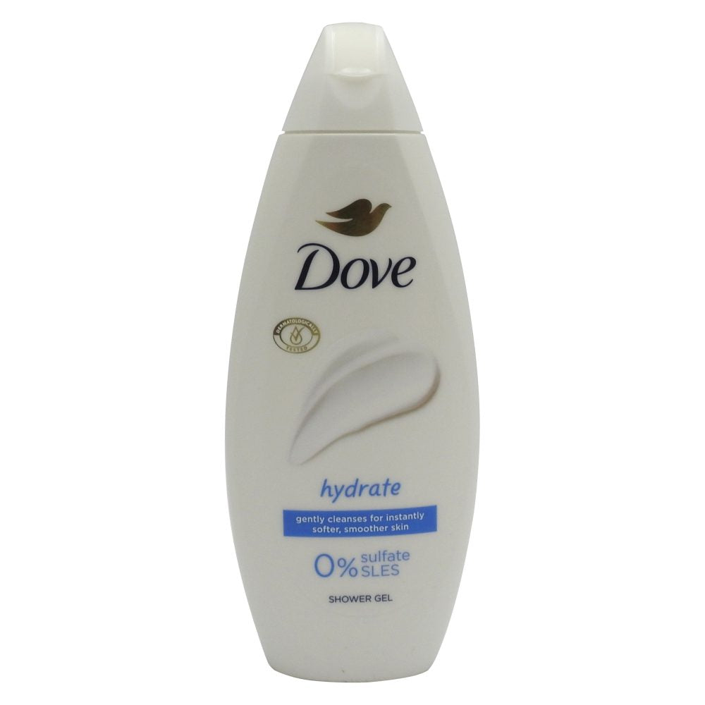 Dove Gel de Dus Hydrate, Hidratare Intensa si Curatare Delicata, Formula cu NutriumMoisture, 250 ml
