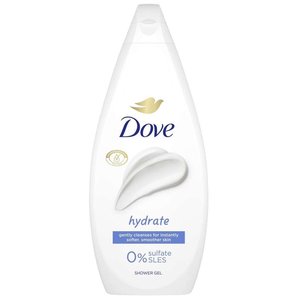 Dove Gel de Dus Hydrate, Hidratare Intensiva si Ingrijire Delicata, Textura Cremoasa, 720 ml
