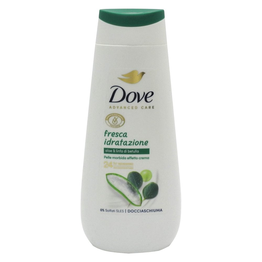 Dove Gel de Dus Advance Care, Hidratant cu Extract de Aloe Vera, Formula Nutritiva, 225 ml
