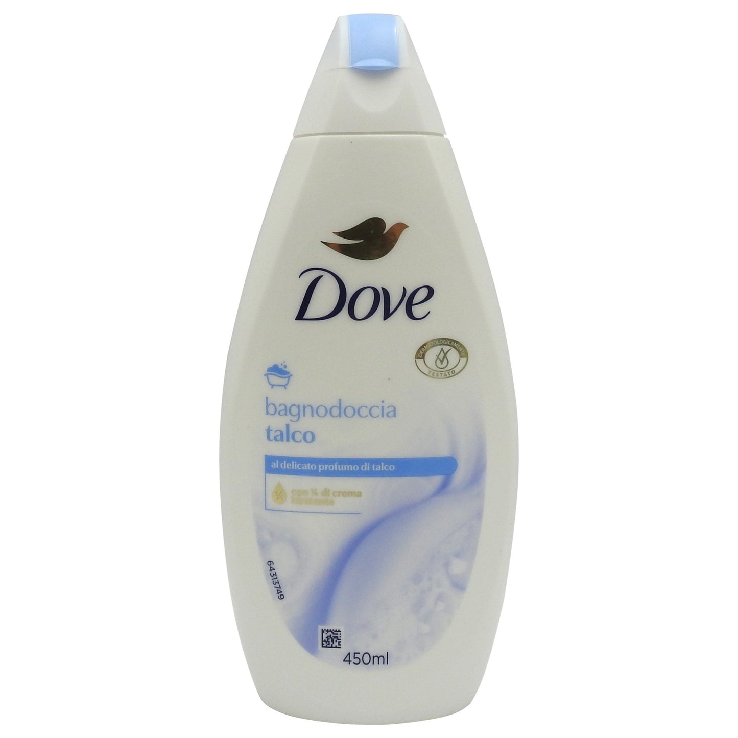 Dove Gel de Dus Nutritiv, Parfum de Talc, Formula Hidratanta, 450 ml