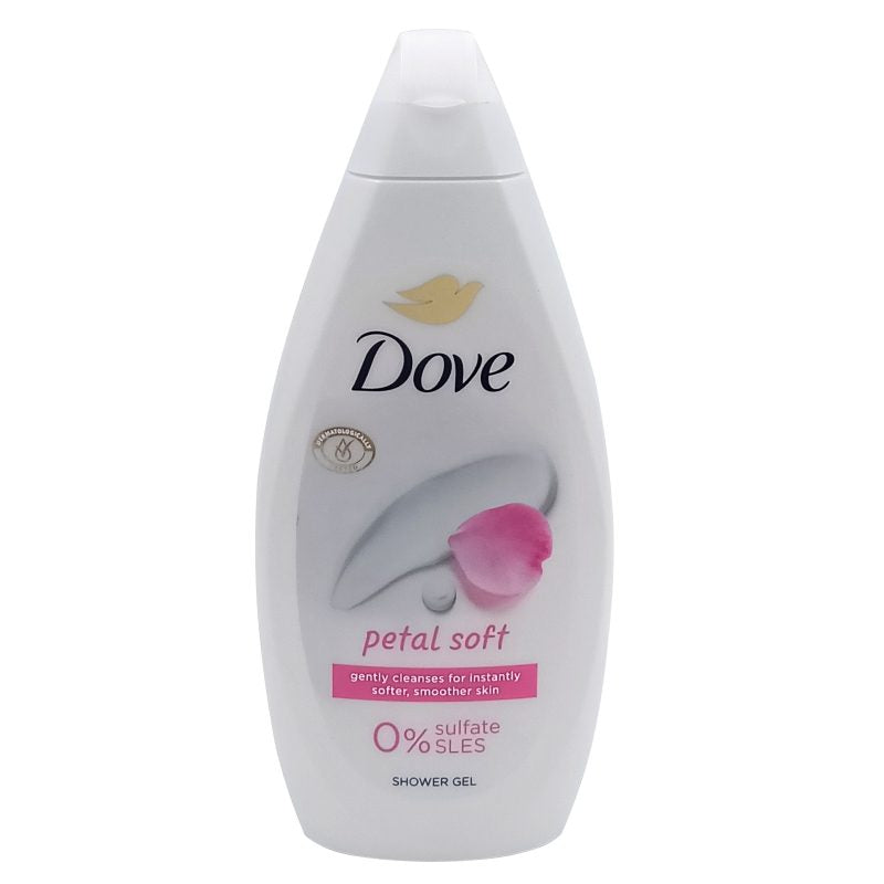 Gel de Dus Dove Petal Soft, Hidratare Intensa, Textura Cremoasa, 450 ml