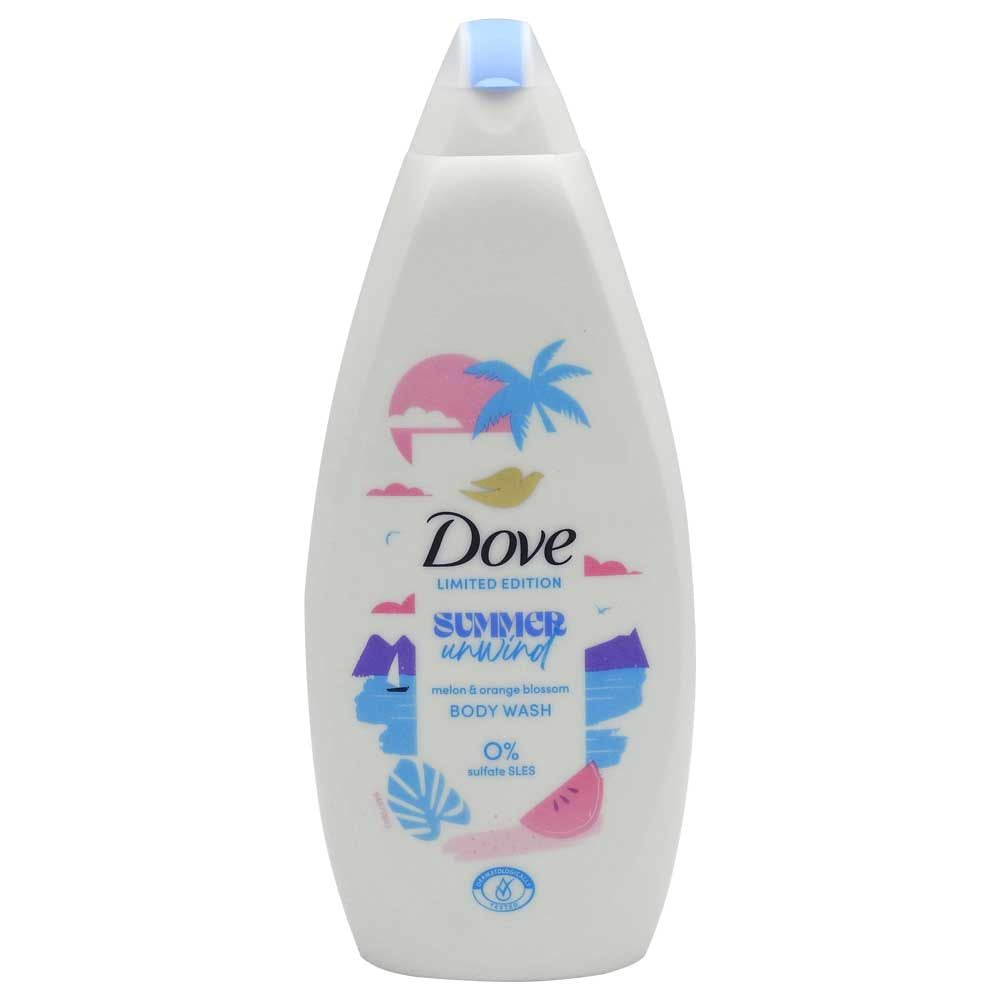 Gel de Dus Dove Summer Unwind, Hidratare si Reimprospatare, Editie de Vara, 720 ml