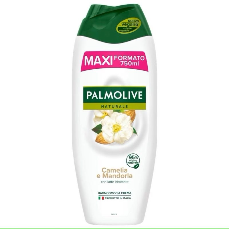Gel de Dus Palmolive Naturals Camelia si Migdale, Formula Hidratanta, Textura Cremoasa, 750 ml