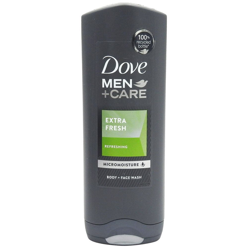 Dove Men+Care Gel de Dus, Tehnologie MicroMoisture, Actiune Hidratanta, Men Extra Fresh, 250 ml