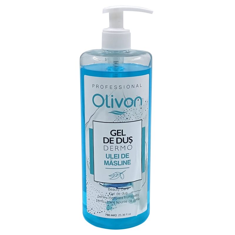Gel de Dus Hidratant Olivon, Formula cu Ulei de Masline, Curatare Delicata, 750 ml