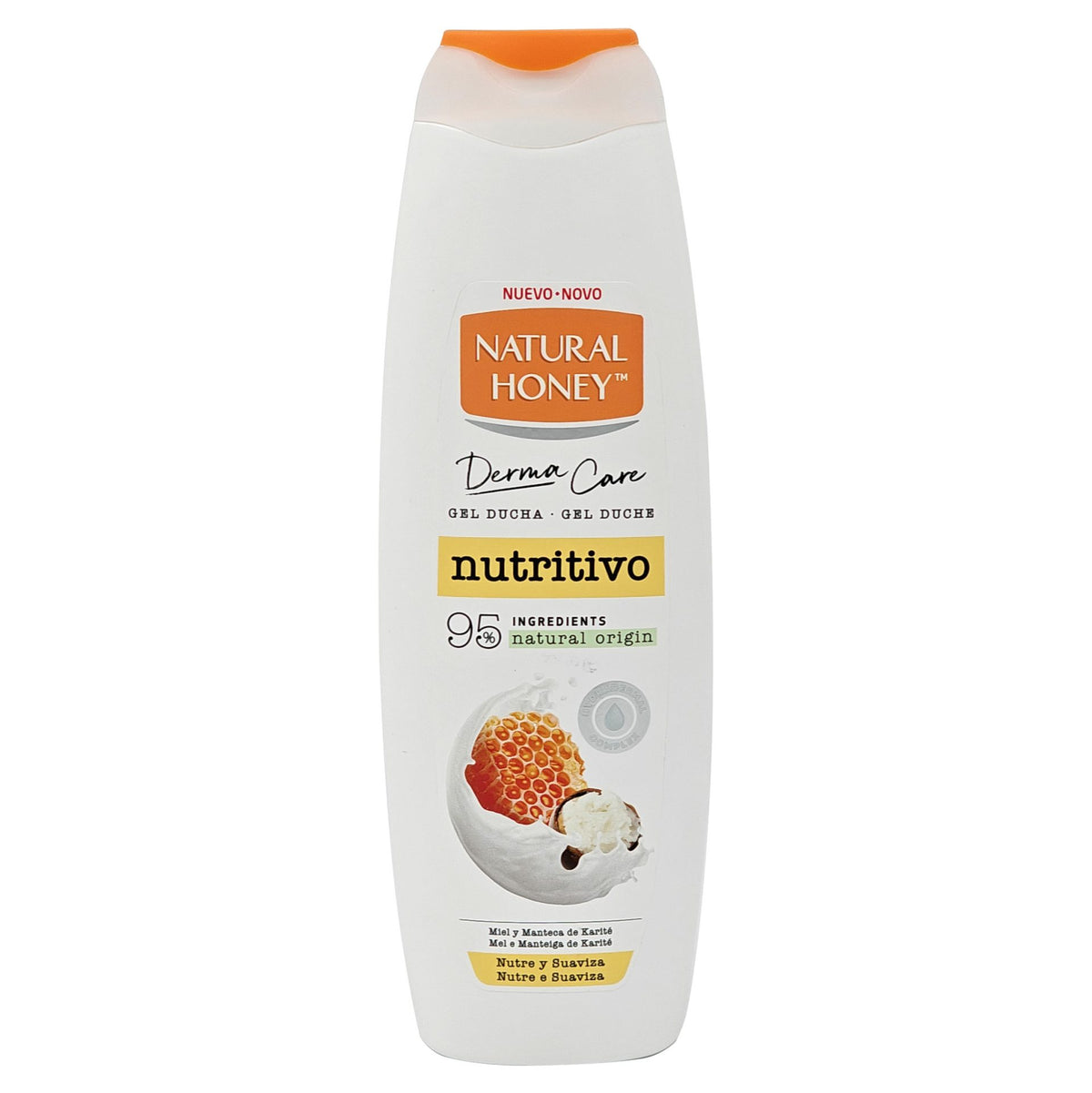 Natural Honey Gel De Dus Nutritiv, Formula Hidratanta Cu Miere Si Ulei De Migdale, 650 ml