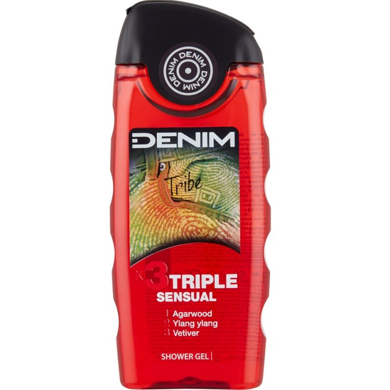Gel de Dus Denim Tribe, Efect Revigorant și Parfum Masculin, Recipient 250 ml
