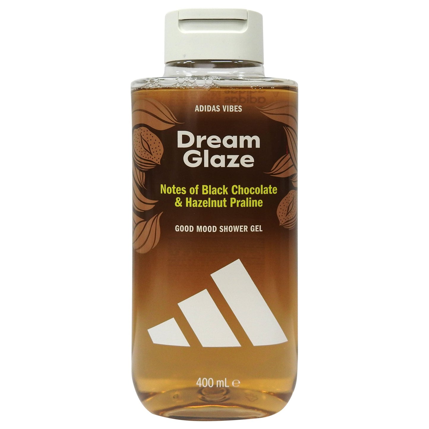Adidas Vibes Dream Glaze, Gel de Duș Hidratant, Extract de Note Florale și Pudrate, 400 ml