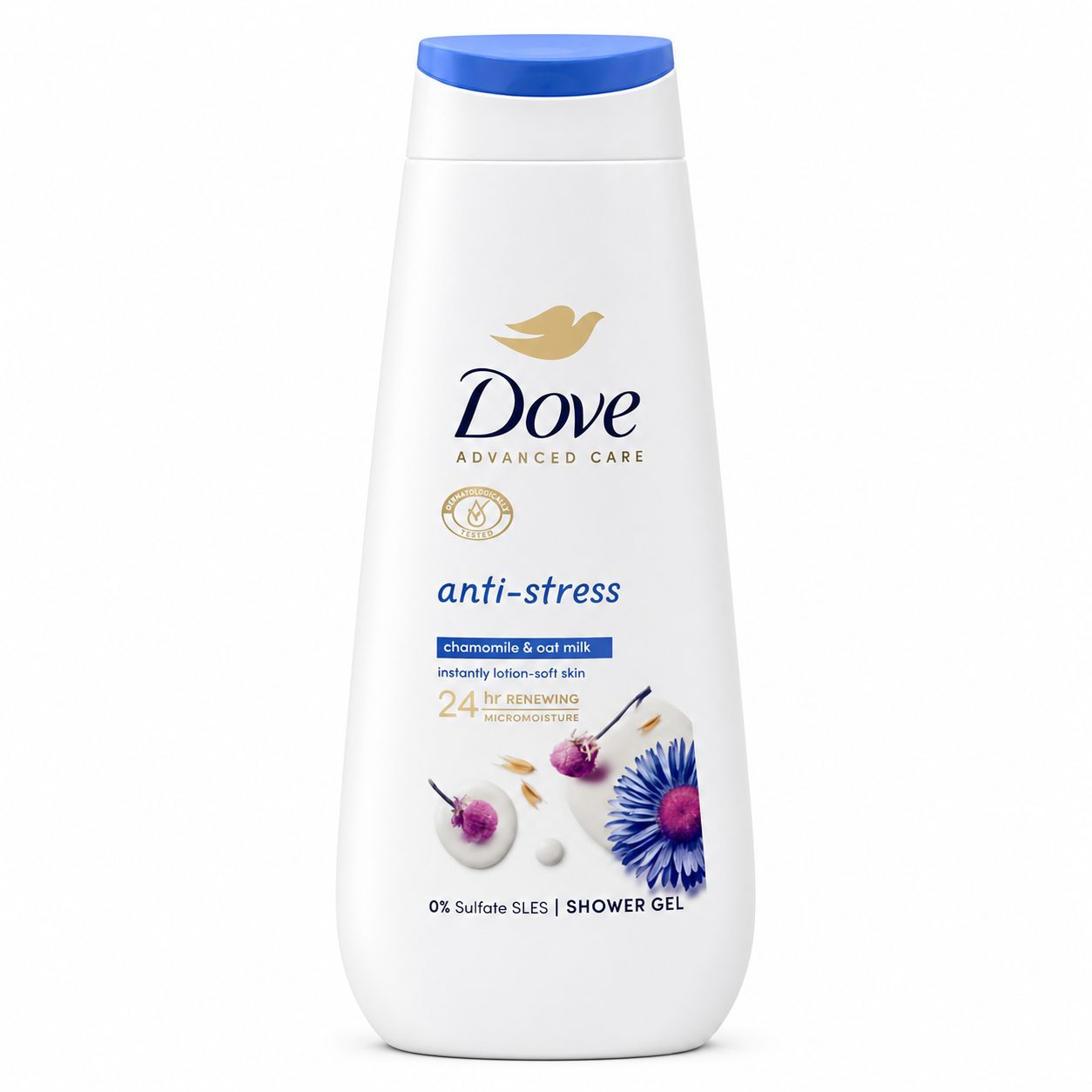 DOVE, Gel de Dus Advanced Care Anti Stress, Hidratare Profundă, Gel Unisex, 600 ml