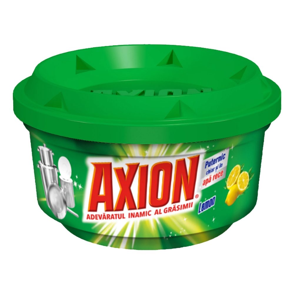 Axion Detergent Vase Pasta, Formula Puternica Degresanta, Aroma Lamaie, Cutie 225 g