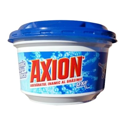 Axion Detergent Vase Pasta, Formula Oxi cu Putere Mare de Degresare, Actiune Rapida, 400 ml