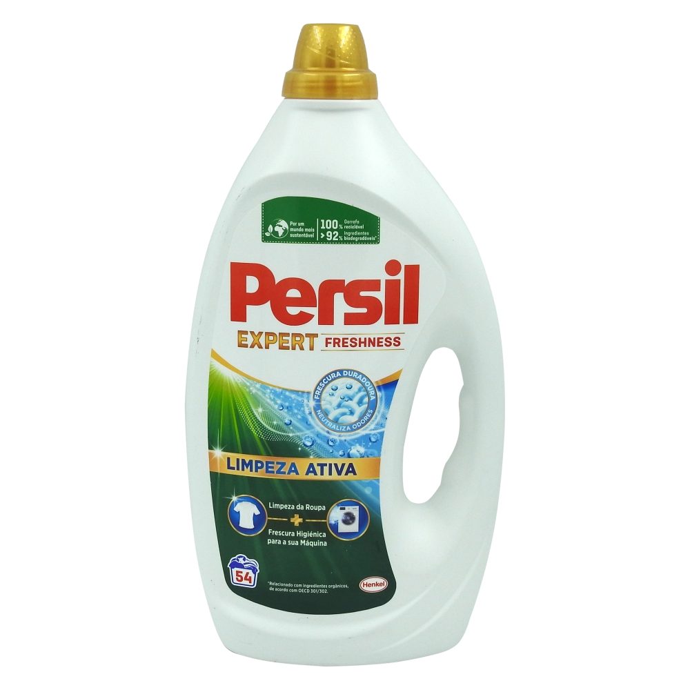 Persil Expert Gel Universal, Detergent Lichid Rufe, Curatare Profunda, 54 Spalari, 2.43 L