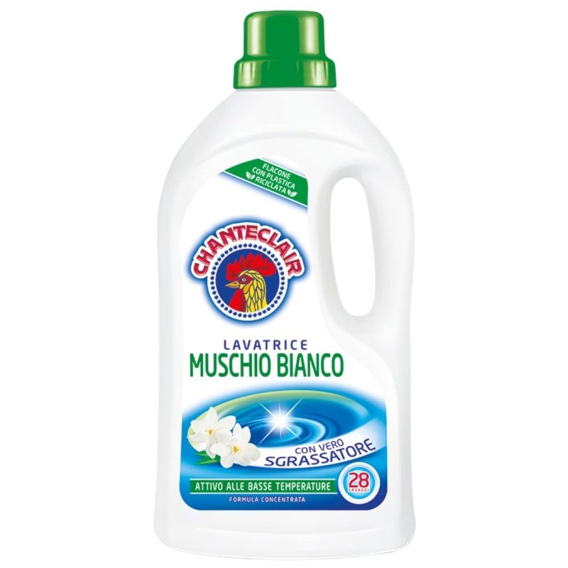 Detergent Lichid pentru Rufe Chante Clair, Parfum Muschio Bianco, Formula Clasica, 28 Spalari, 1.26 L