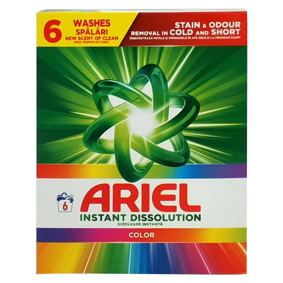 Ariel, Detergent de Rufe Automat, Protectie Culori, Pudra, 390 g, 6 Spalari