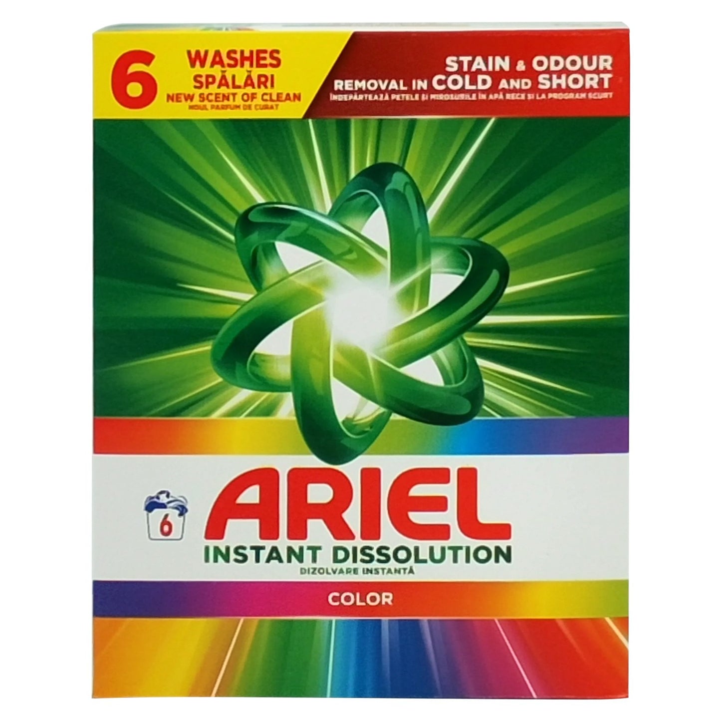 Ariel, Detergent de Rufe Automat, Protectie Culori, Pudra, 390 g, 6 Spalari