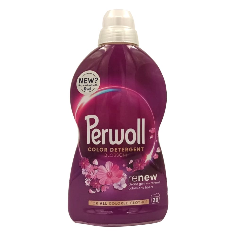 Perwoll Renew Blossom, Detergent Lichid Pentru Rufe, Efect De Parfumare Florală, 20 Spălări, 1 L