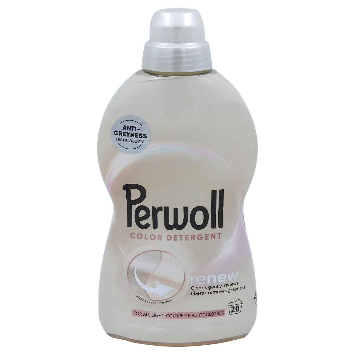 Perwoll Renew Light Color, Detergent Lichid Pentru Rufe Colorate, Formula Revitalizantă, 20 Spălări, 1 L