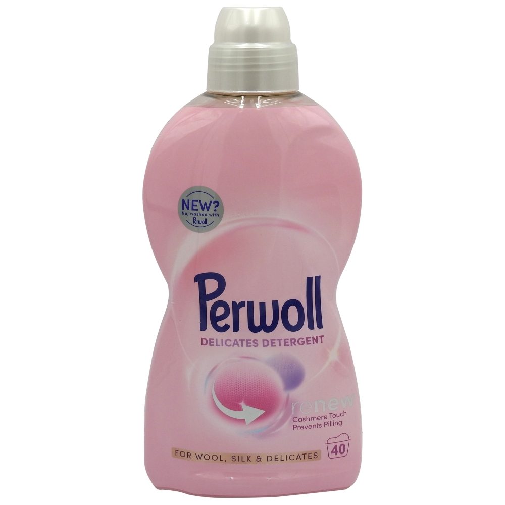 Perwoll Renew Wool, Detergent Lichid Pentru Haine Delicate Din Lana Si Matase, Formula Reparatoare, 40 Spalari, 2 L