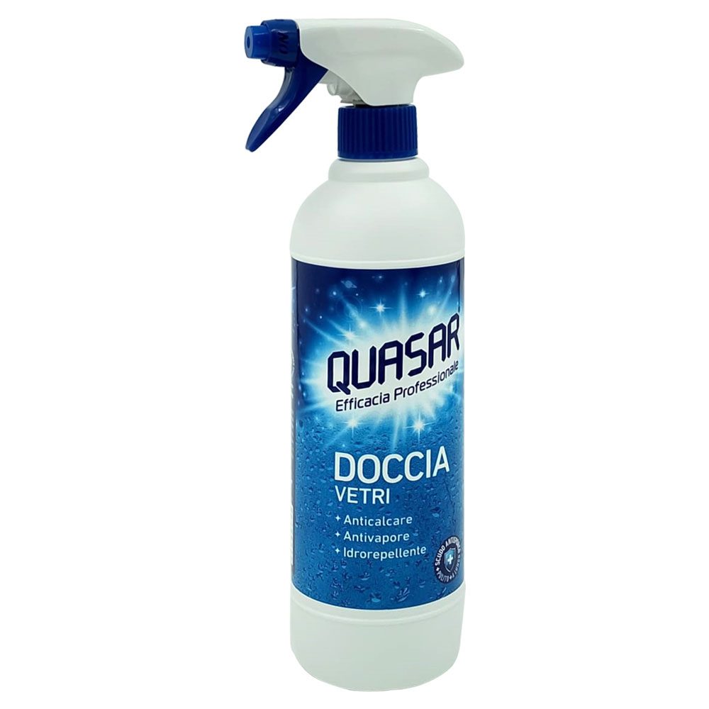 Quasar Spray Degresant Profesional pentru Geamuri și Oglinzi, Soluție Universală de Curățare, Efect Fără Urme, 580 ml