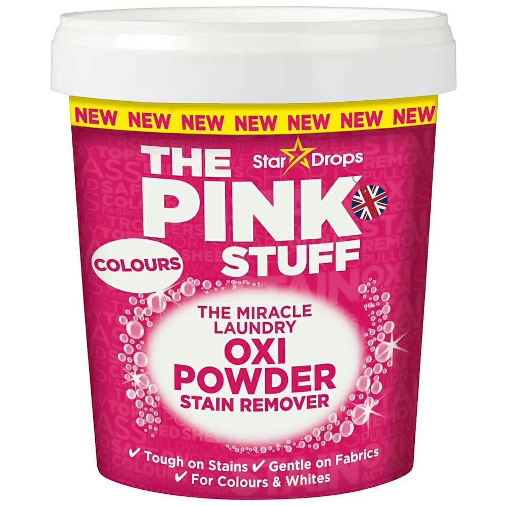 The Pink Stuff Pudră pentru Îndepărtarea Petelor, Formulă Miracle Laundry, Rufe Colorate, 1 kg