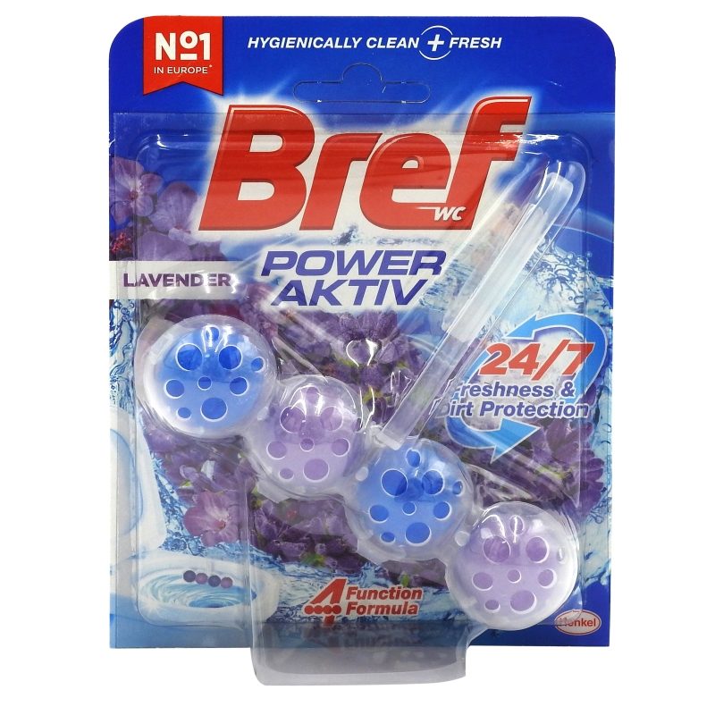 Bref Odorizant WC, Power Aktiv, Bile, 50 g, Lavanda