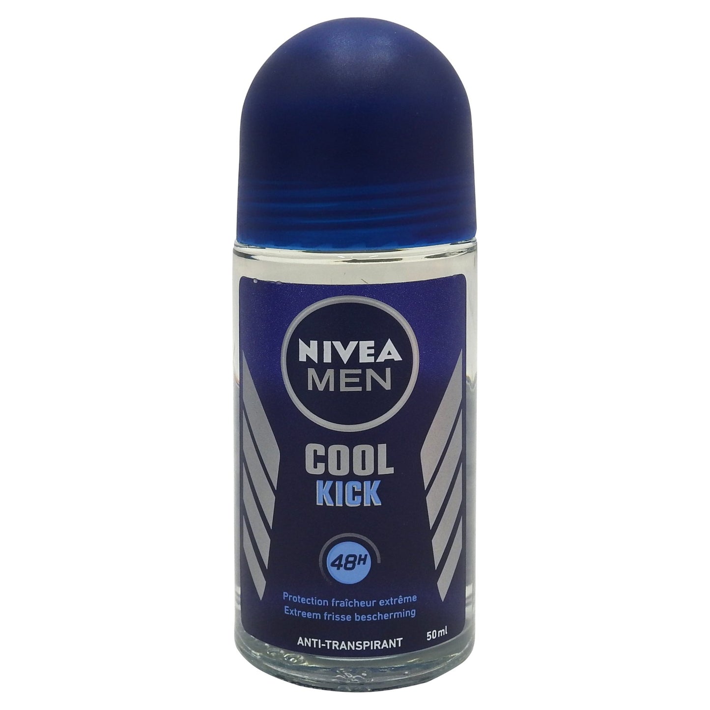 Nivea Men Cool Kick, Antiperspirant Roll-On, Protectie 48h, Senzatie de Proaspat, 50 ml