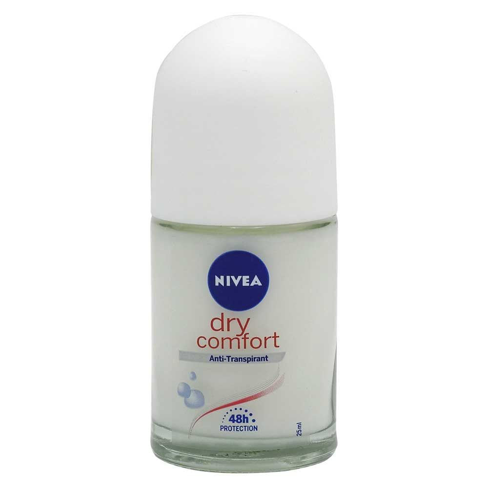 Nivea, Antiperspirant Roll-On Dry Comfort, Protectie Eficienta 48h, 25 ml