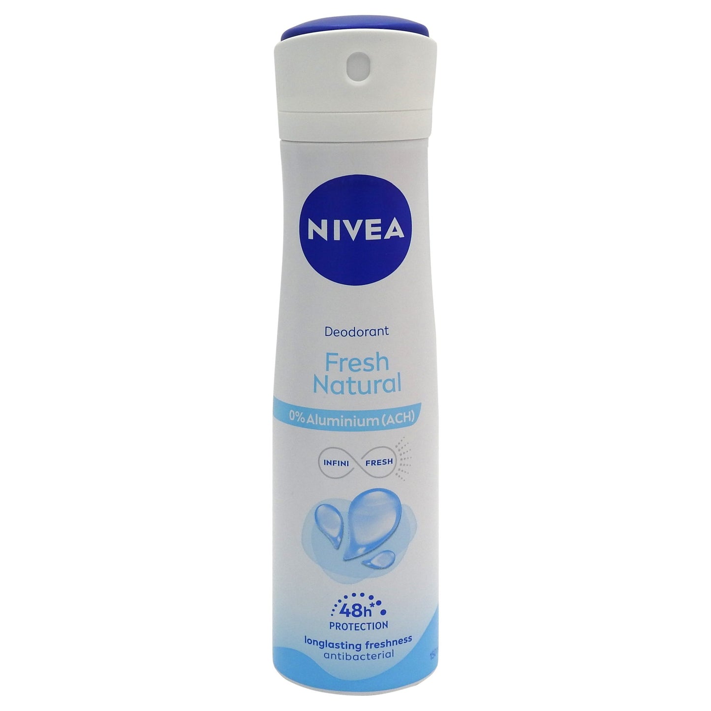 Deodorant Antiperspirant Nivea Fresh Natural, Protectie 48h, Extracte Marine, Spray 150 ml