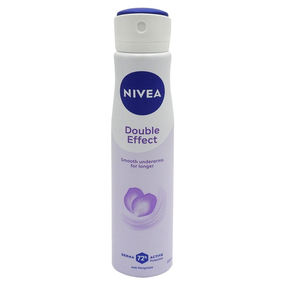 Antiperspirant Nivea Double Effect, Protectie 48h, Extract de Avocado, Spray, 250 ml