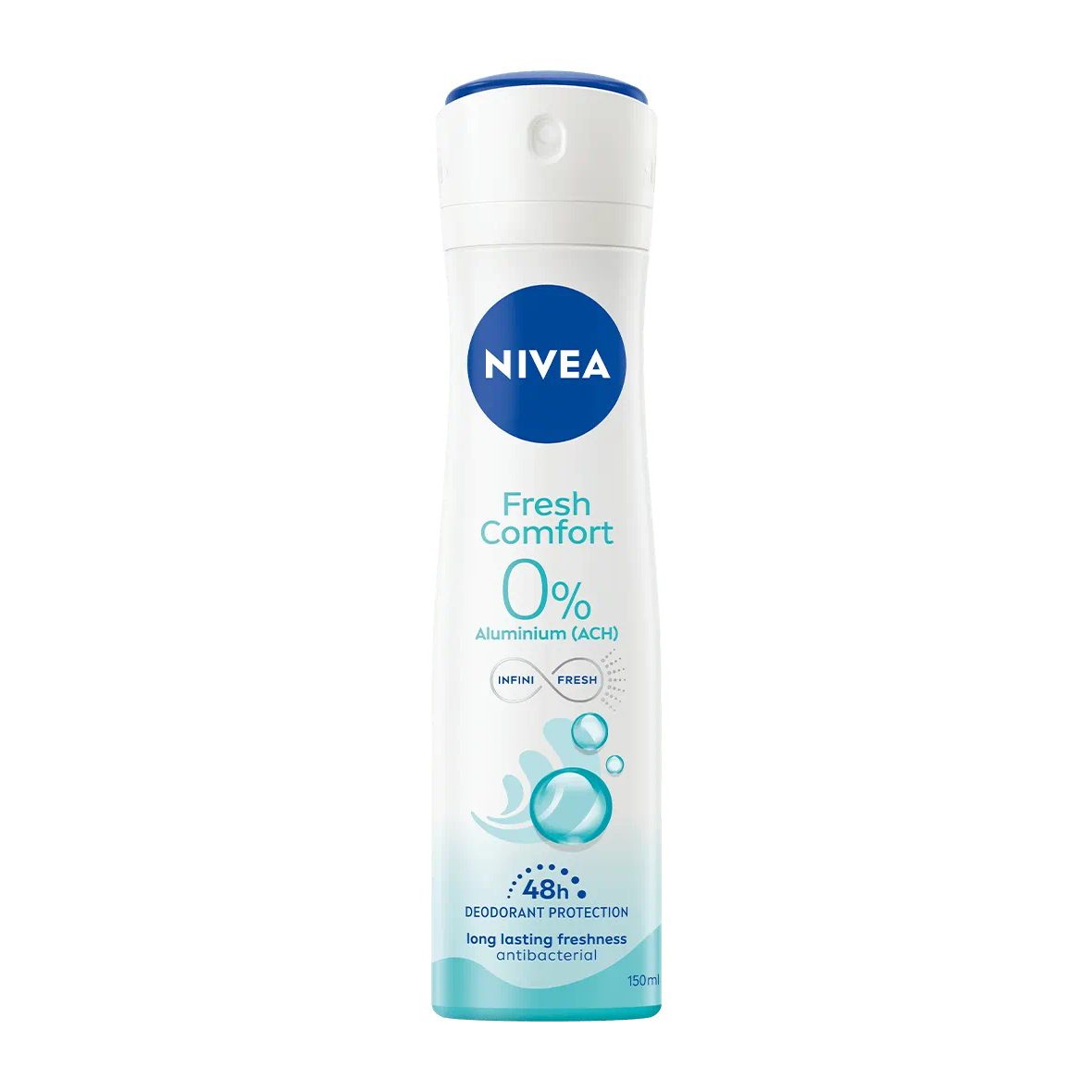 Nivea Fresh Comfort, Deodorant Antiperspirant, Protectie 48h, Senzatie de Prospetime, 150 ml