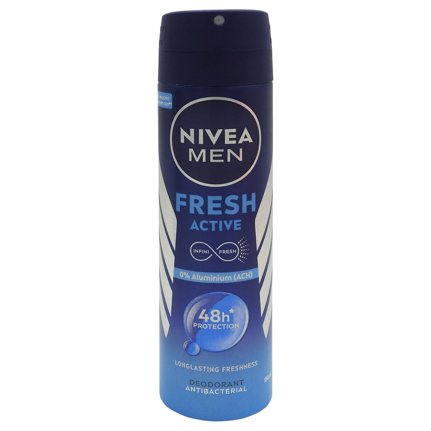 Nivea Men Fresh Active, Deodorant Antiperspirant Spray, Extracte Marine, Prospețime 48 Ore, 150 ml