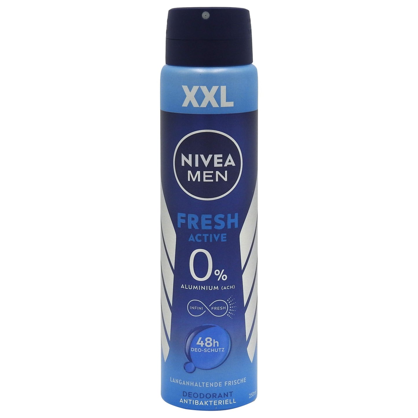Nivea Men Fresh Active, Deodorant Spray Antiperspirant, Protectie 48h, Extracte Marine, 250 ml
