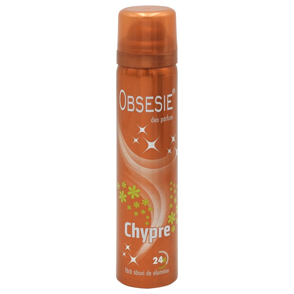Obsesie Deodorant Spray, Parfum Floral Chypre, Protectie Proaspata, 75 ml