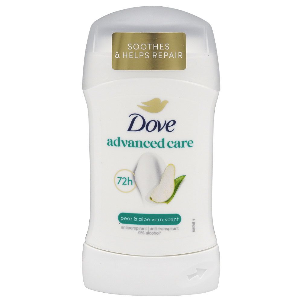 Dove Antiperspirant Stick Advanced Care, Protectie 48h cu Aroma de Para si Aloe Vera, Hidratant, 50 ml