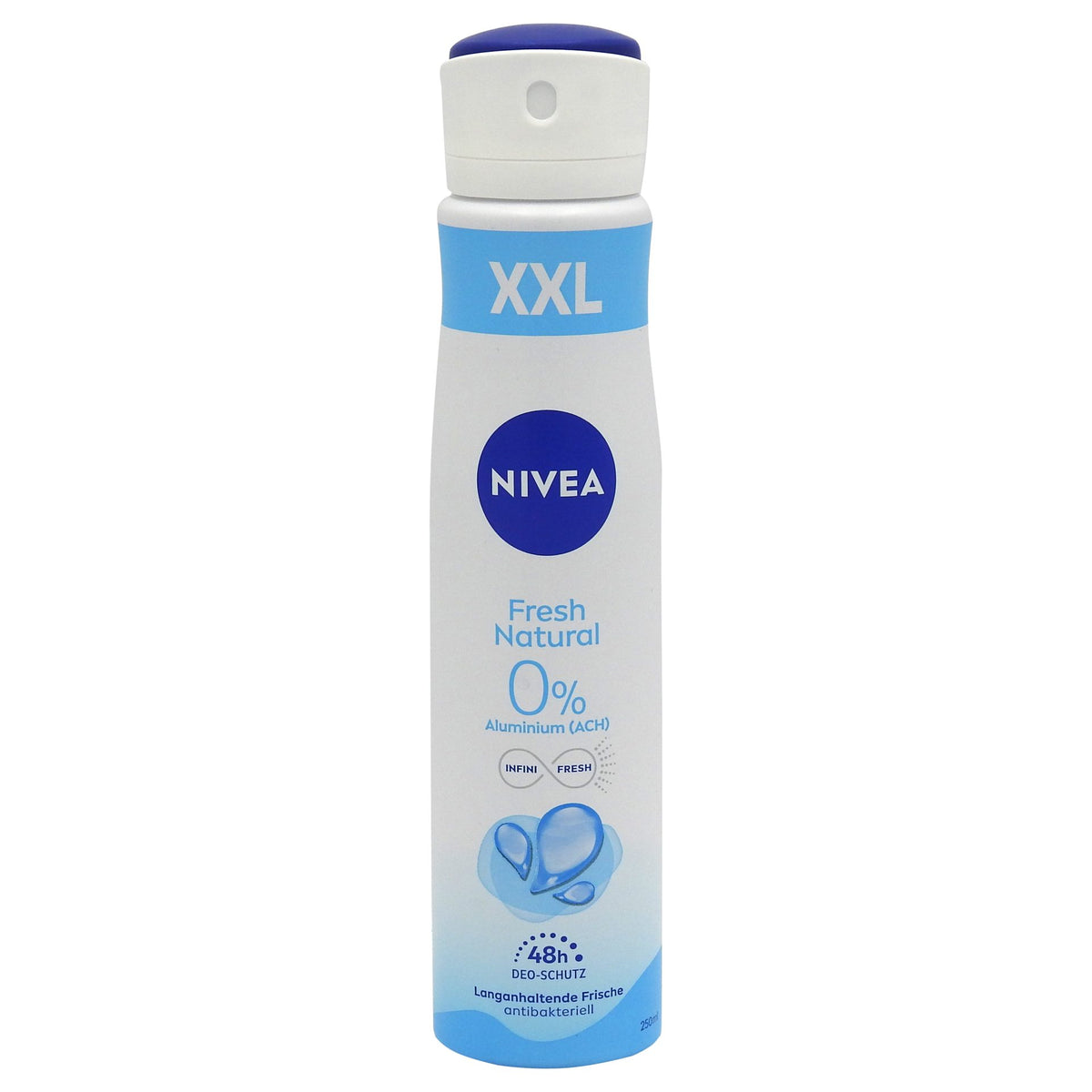 Nivea Fresh Natural, Deodorant Antiperspirant cu Extracte Marine, Protectie 48h, Spray, 250 ml