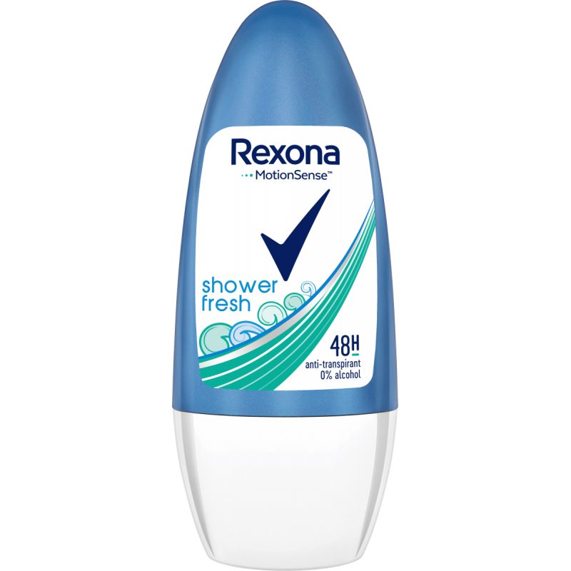 Rexona Antiperspirant Roll-On Shower Fresh, Protectie 48h Tehnologie Motionsense, 50 ml