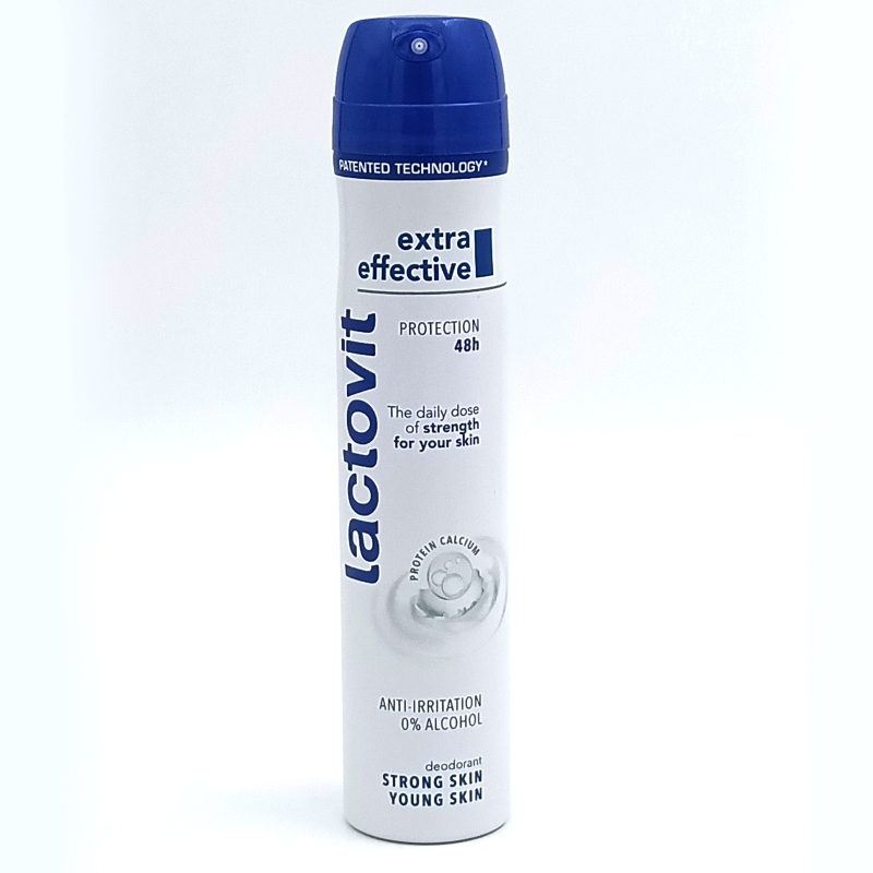 Deodorant Spray Lactovit Original, Protectie 48h Cu Proteine Din Lapte, Complex Protein Calcium, Fara Alcool, 200 ml
