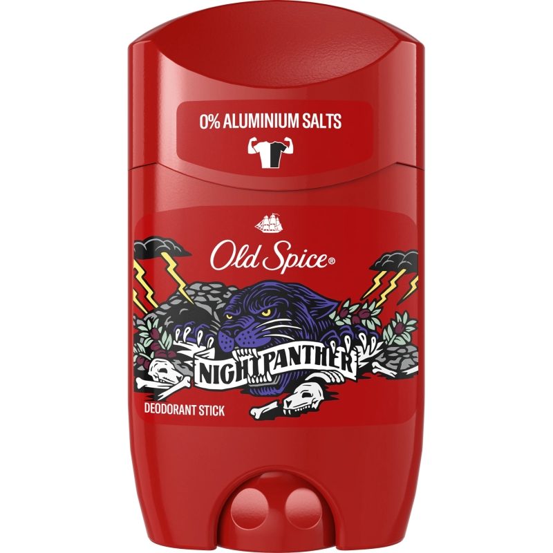 Old Spice Night Panther, Antiperspirant Stick Pentru Barbati, Protectie Impotriva Mirosurilor Neplacute, 50 ml