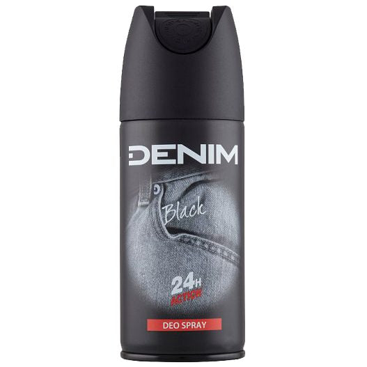 Deodorant Spray Denim Black, Protectie Impotriva Mirosurilor Neplacute, Parfum Masculin, 150 ml