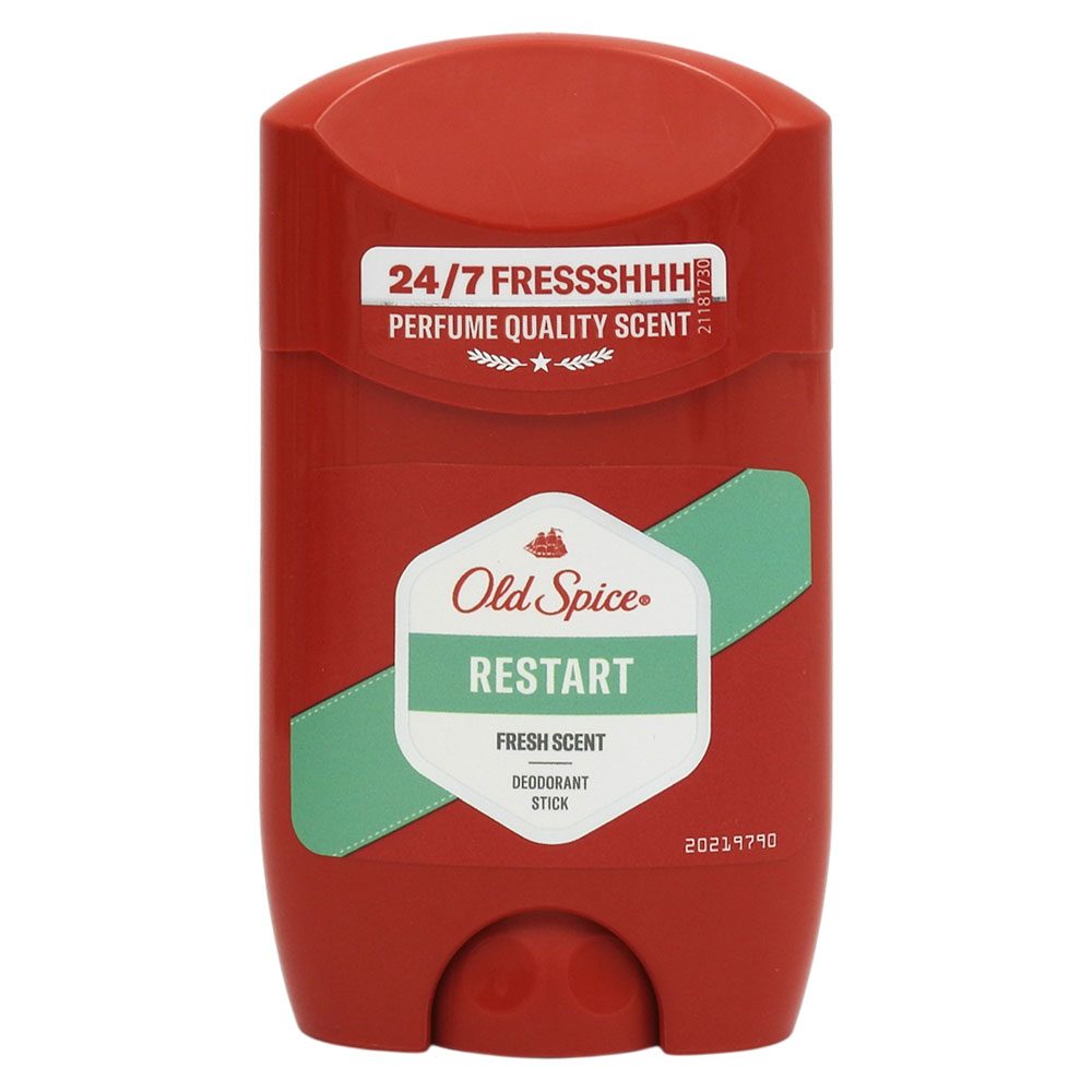 Old Spice Antiperspirant Stick Restart, Protectie Impotriva Mirosurilor Neplacute, Senzatie de Proaspat, 50 ml