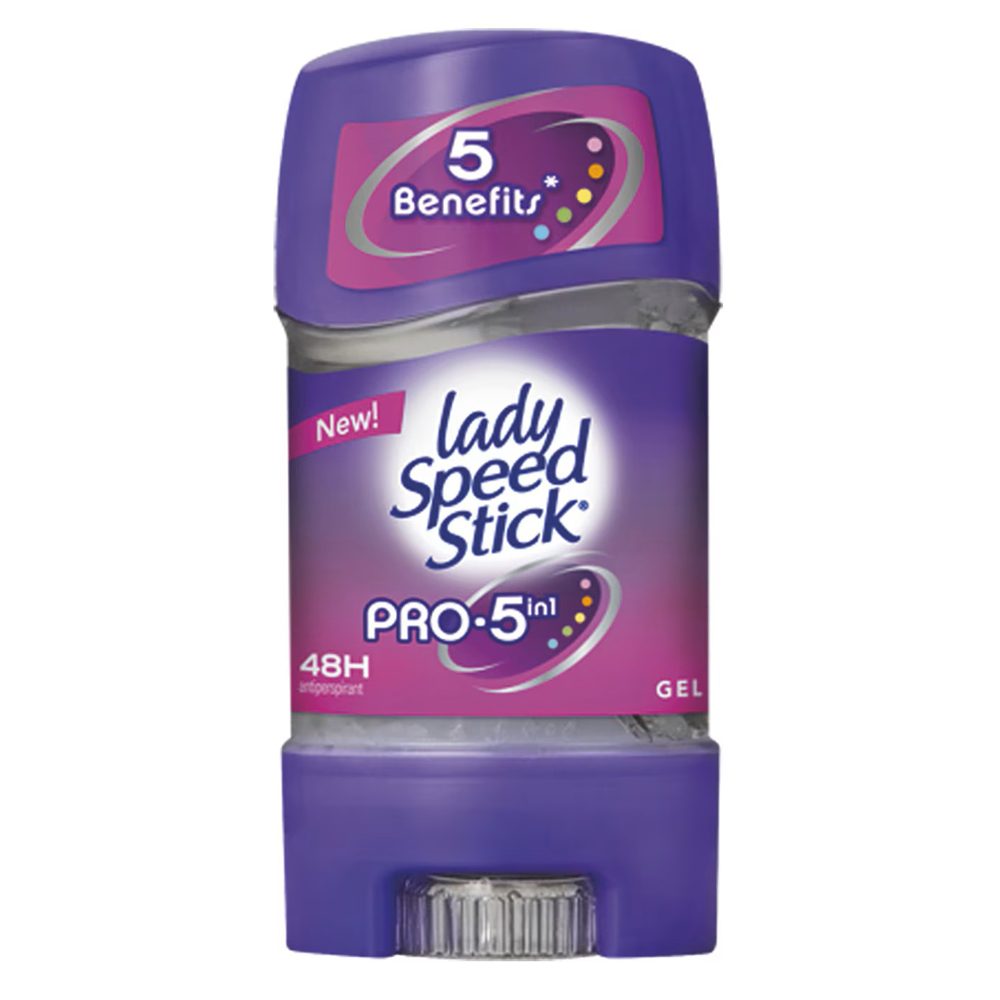 Lady Speed Stick Antiperspirant Stick, Gel Invizibil Pro5, Protectie 48h, 65 g