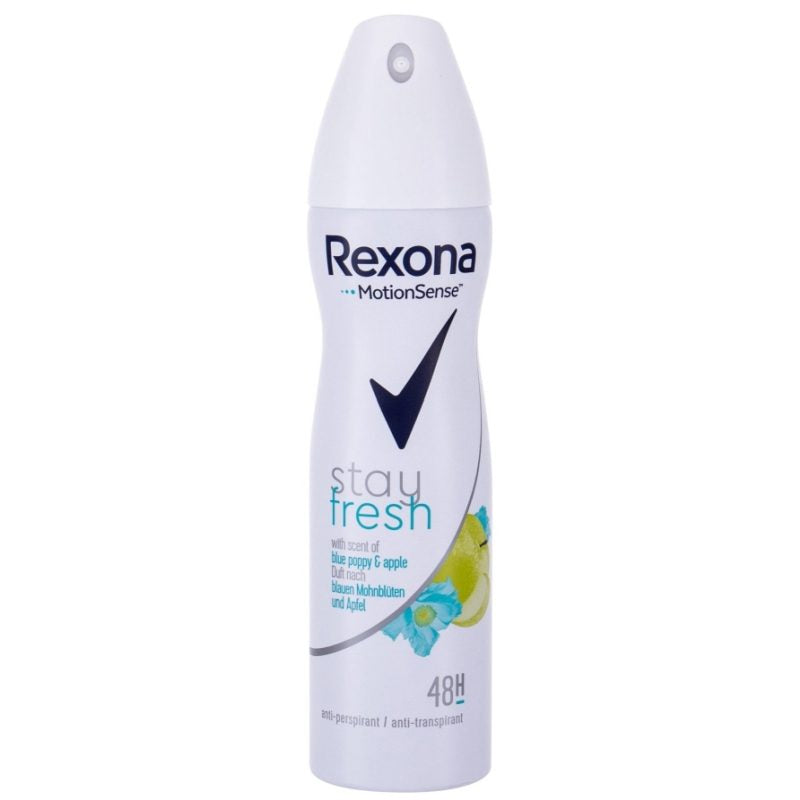 Rexona Deodorant Antiperspirant, Blue Poppy Apple, 150 ml