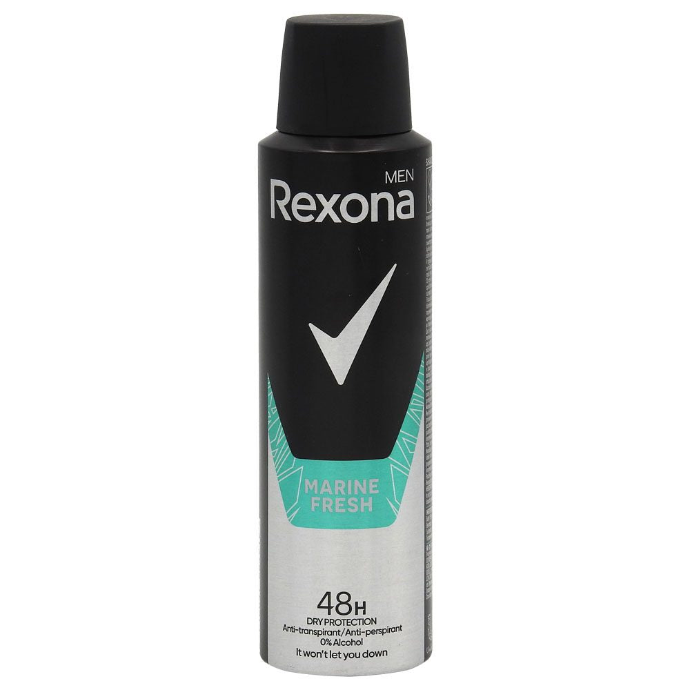 Rexona Deodorant Antiperspirant, Pentru Bărbați, Stay Fresh Marine, 150 ml